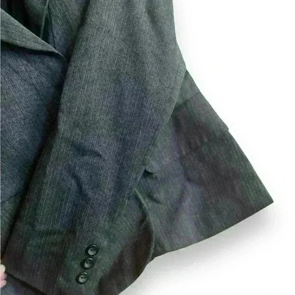 AB Studio Women's Gray Blazer - Picture 7 of 9